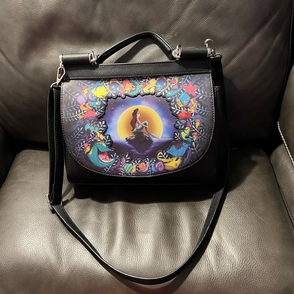 Loungefly Ariel Crossbody Little Mermaid Purse Bag Gem